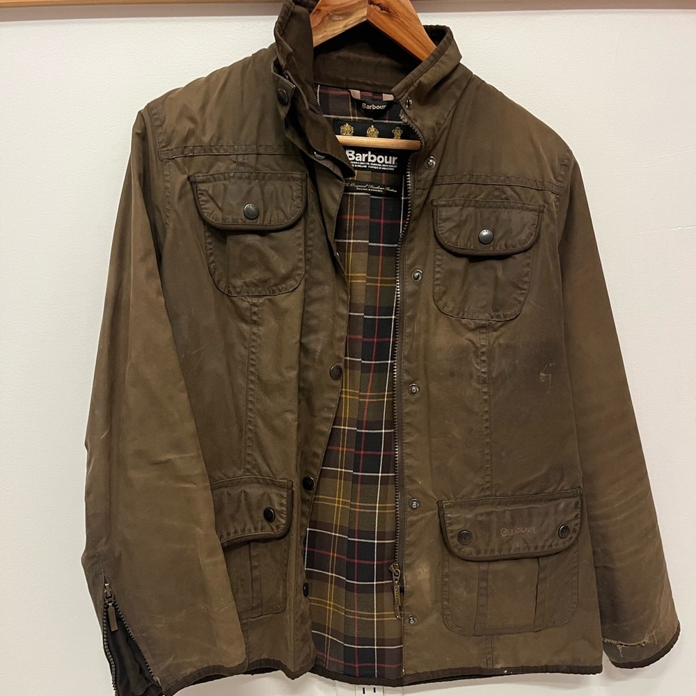 Barbour Brown Military Field Jacket